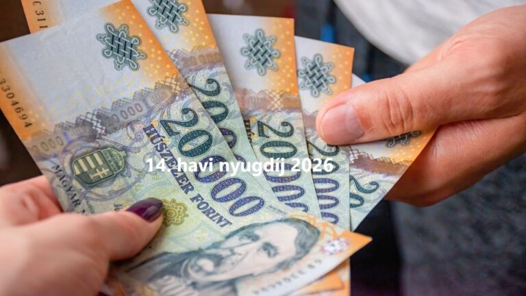 14.-ik havi nyugdíj 2026 – ekkor érkezik a pluszpénz a nyugdíjasok számlájára!