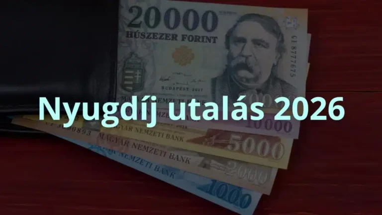 Nyugdíj utalás 2026 – Itt vannak a dátumok, ekkor érkeznek a pénzek!
