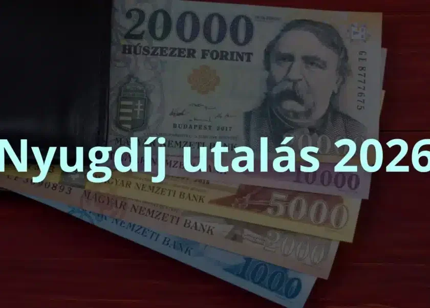 Nyugdíj utalás 2026