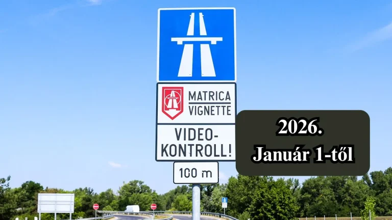 Változás az autópálya-matricáknál: jön a 2500 forintos matrica!