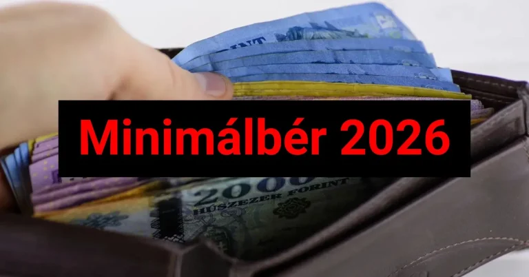 Minimálbérek 2026: ennyi nettó és bruttó összeg 4-6-8 órás munkavállalók esetén!