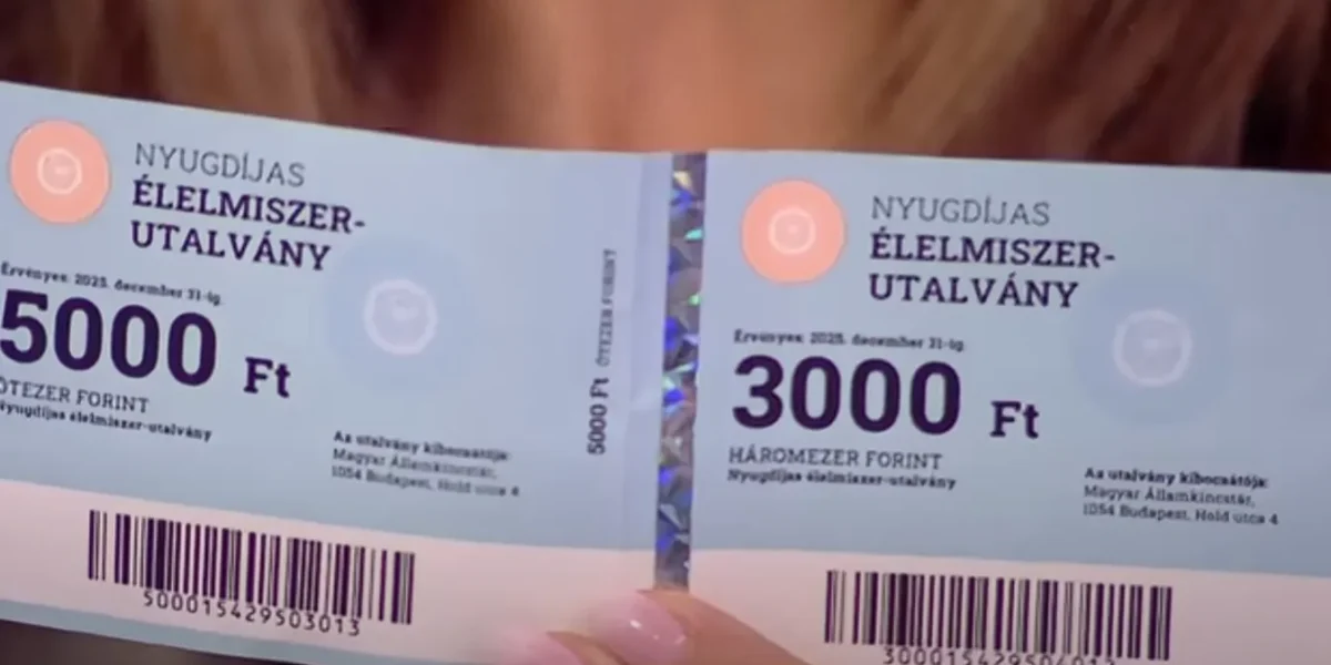 nyugdíjas élelmiszer utalvány