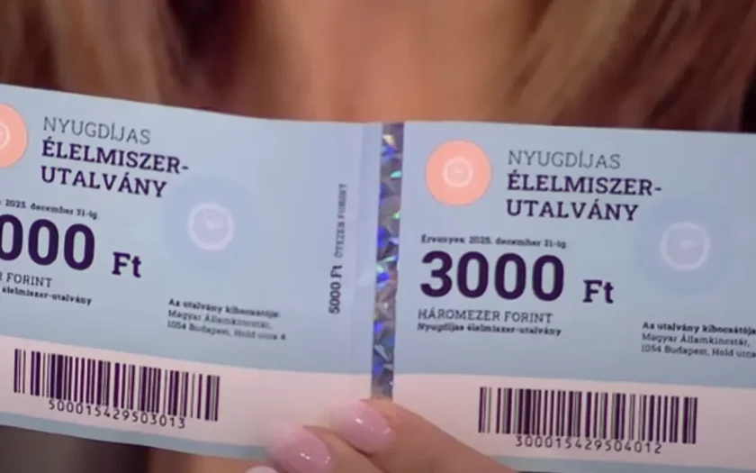 nyugdíjas élelmiszer utalvány