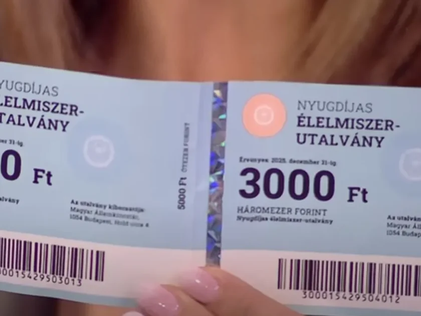 nyugdíjas élelmiszer utalvány