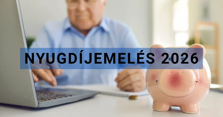 Nyugdíjemelés 2026. január 1-jétől: ekkora az emelés mértéke!