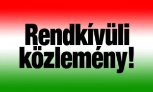 RENDKÍVÜLI TILALOM lépett életbe az egész országban, mindenkire kötelező!