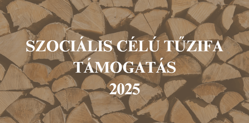 Tűzifa támogatás