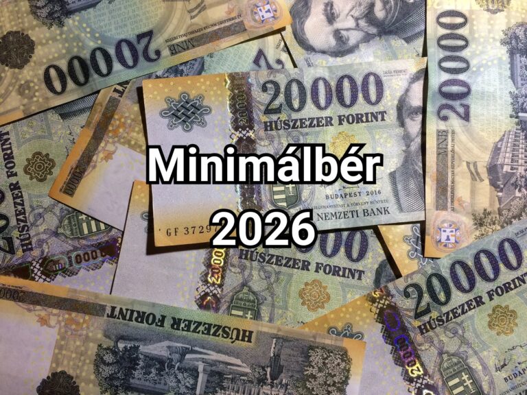 Hivatalos! Ennyi lesz a Minimálbér 2026-ban – 11%-os Emelésről Döntött a Kormány!