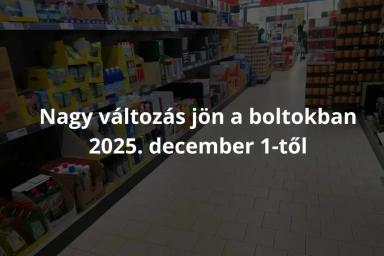 Nagy változás jön a boltokban 2025. december 1-től, ezekben az áruházakban extra kedvezmény jár minden nyugdíjasnak!