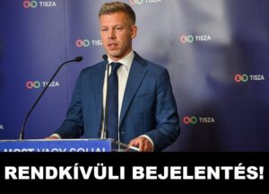 Váratlan! Magyar Péter lemondott a vezetésről!