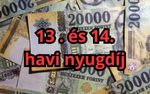 Itt a bejelentés a 13. és a 14. havi nyugdíjról, ekkora lesz az összeg ami érkezik!
